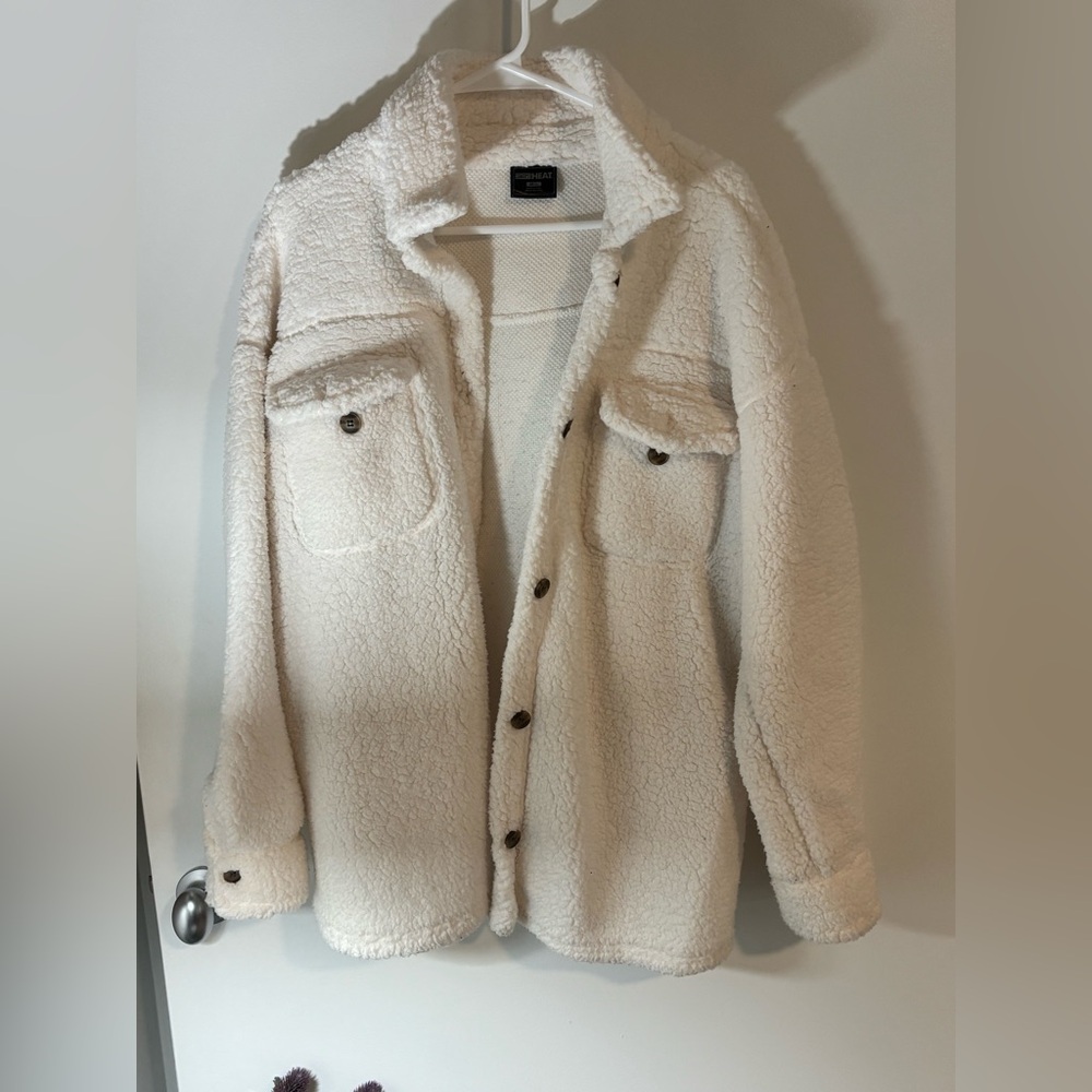 32 Degrees Cream Sherpa Jacket